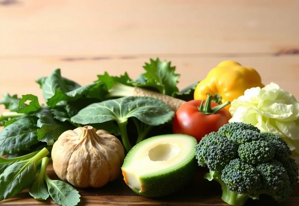 Zielone warzywa liściaste bogate w witaminę K1
